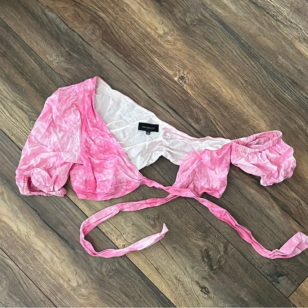 Alyssa Top in Pink Tie Dye // MAJORELLE - Picture 2 of 5
